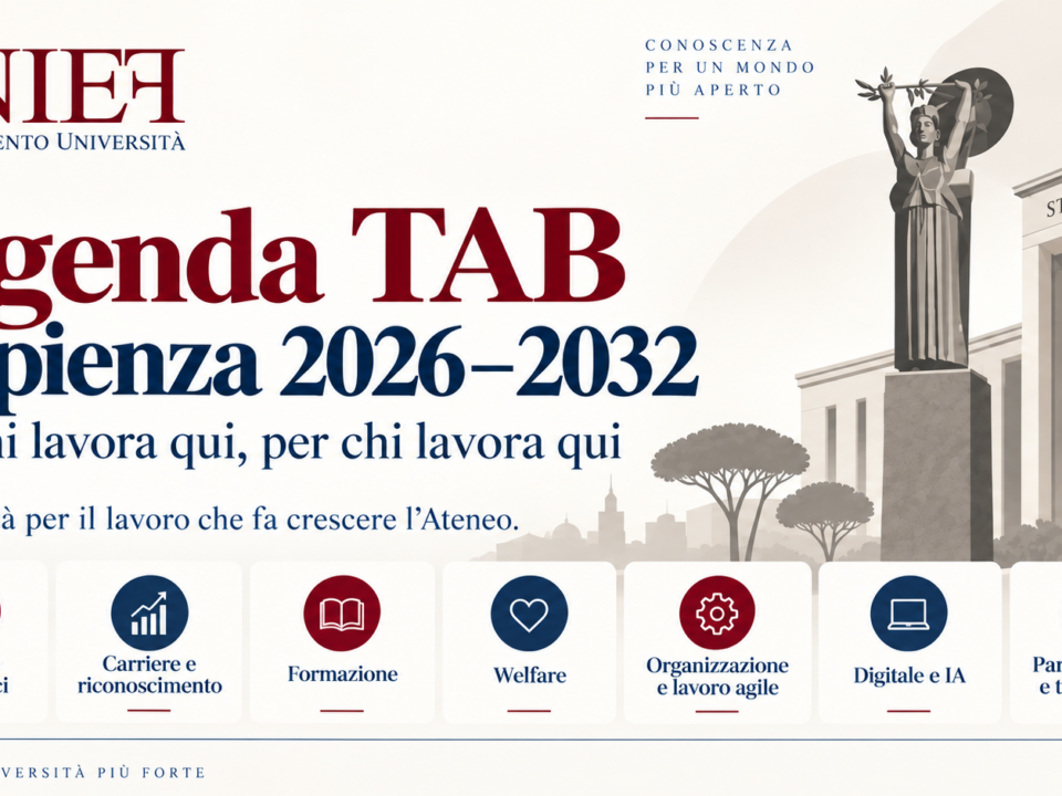 agenda tab - elezioni rettore sapienza 2026